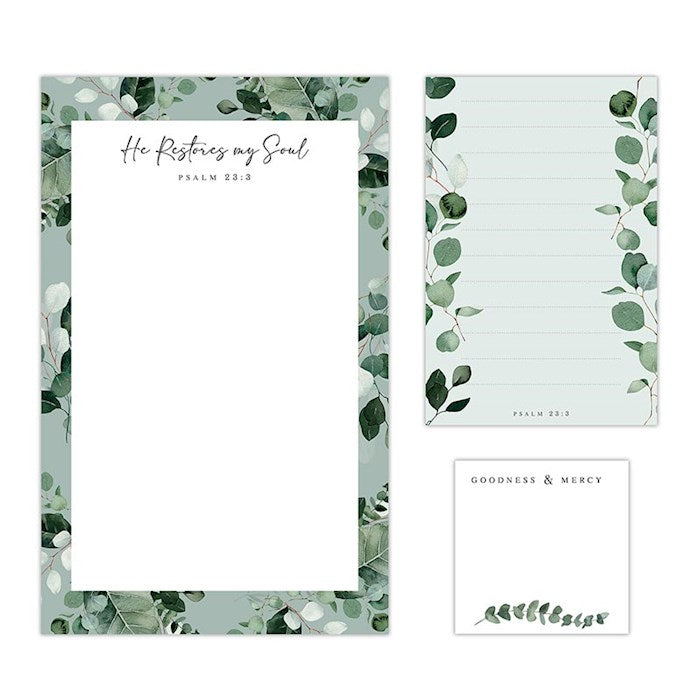 Notepad Set-He Restores My Soul