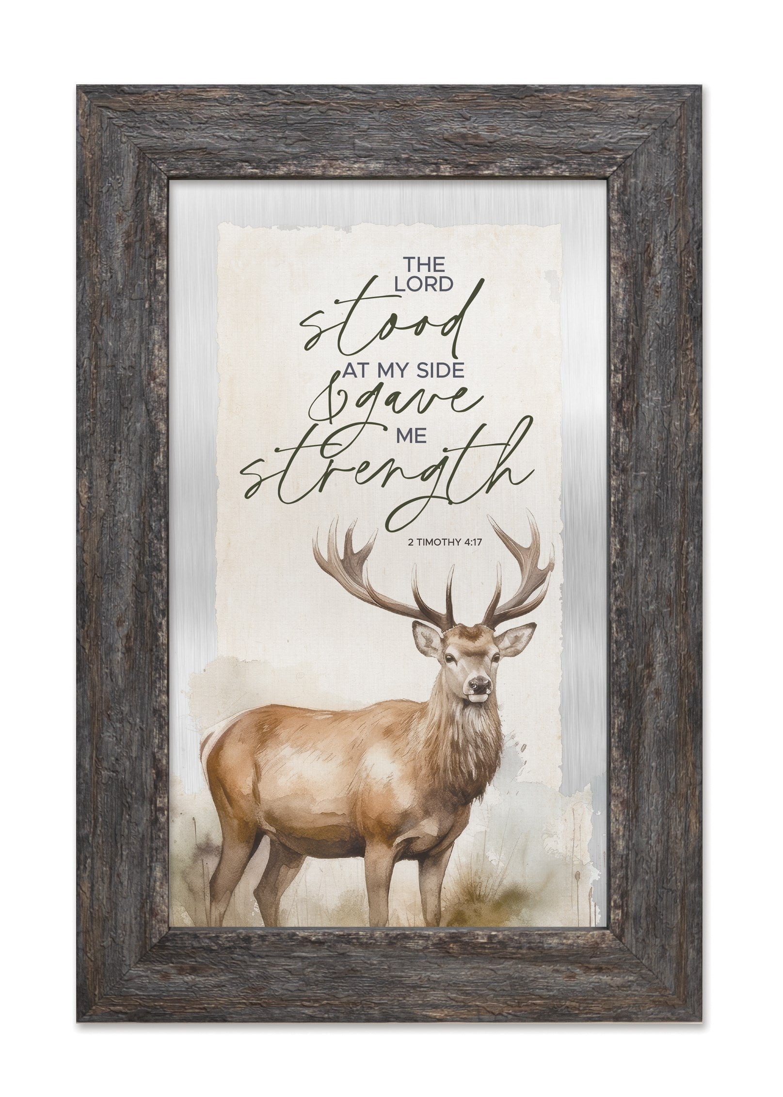 Plaque-Metalscapes-The Lord Stood (8&quot; x 12&quot;)