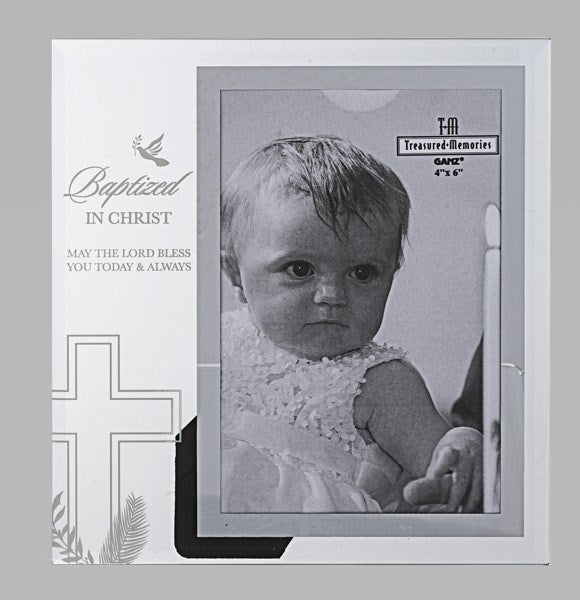 Photo Frame-Baptized In Christ (Holds 4x6 Photo)
