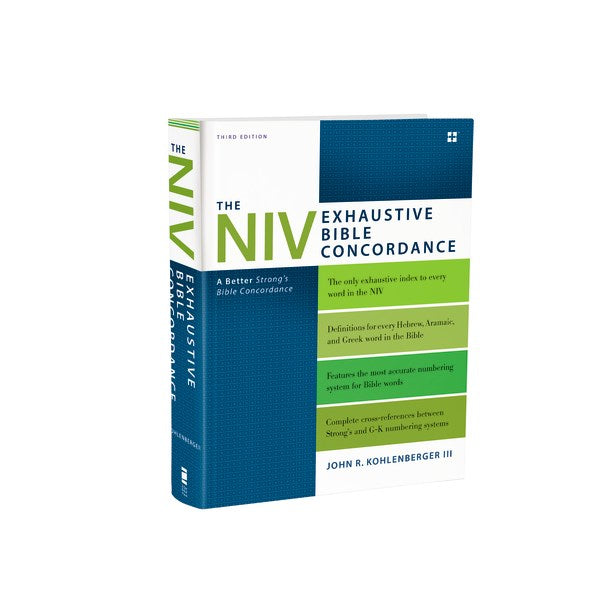 Seed of Abraham Christian Bookstore - NIV Exhaustive Bible Concordance (Third Edition) A Better Strong&