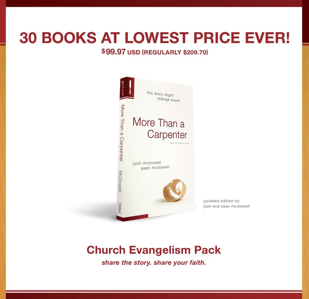 More Than A Carpenter Evangelism Kit (Pack Of 30)
