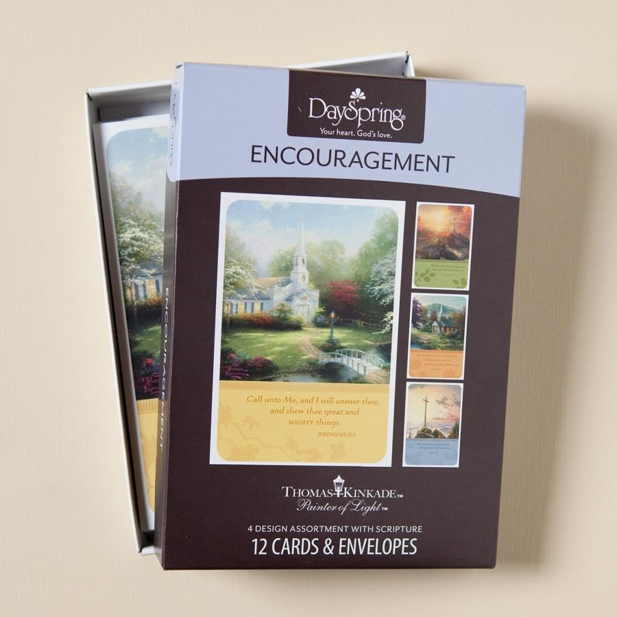 Card-Boxed-Encouragement-Thomas Kinkade (Box Of 12)