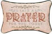 Pillow-Daily Devotions Prayer Pocket-I Said A Prayer For You... (12.5&quot; x 8.5&quot;)