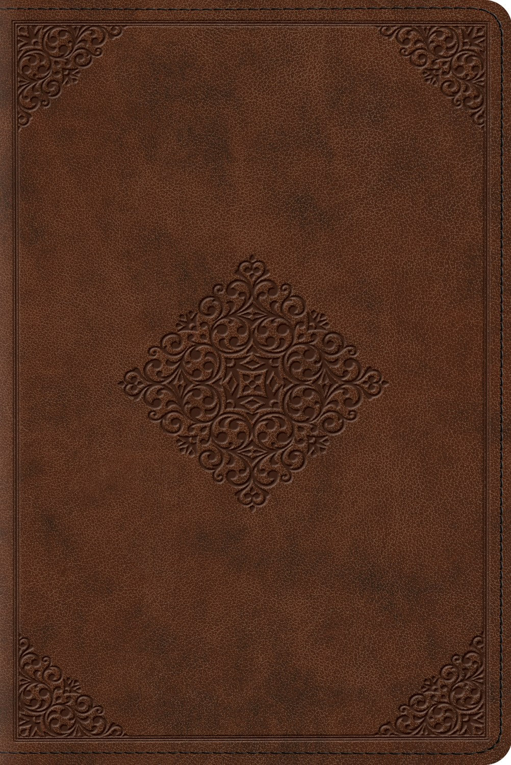 Seed of Abraham Christian Bookstore - (In)Courage - ESV Study Bible/Personal Size-Saddle Ornament Design TruTone