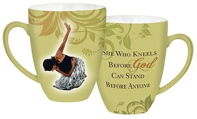 Mug-She Who Kneels-Green