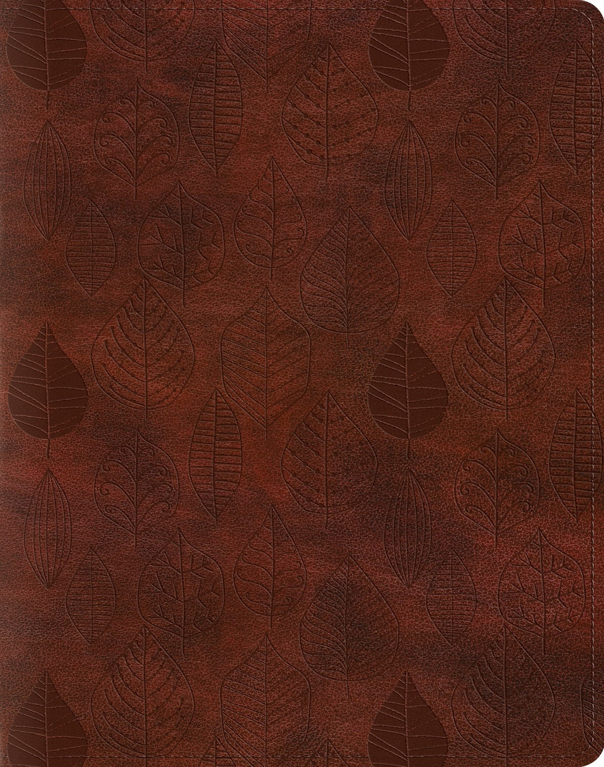 Seed of Abraham Christian Bookstore - (In)Courage - ESV Single Column Journaling Bible-Chestnut Leaves Design TruTone