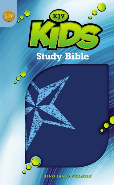 Seed of Abraham Christian Bookstore - (In)Courage - KJV Kids Study Bible-Galaxy Blue Leather-Look