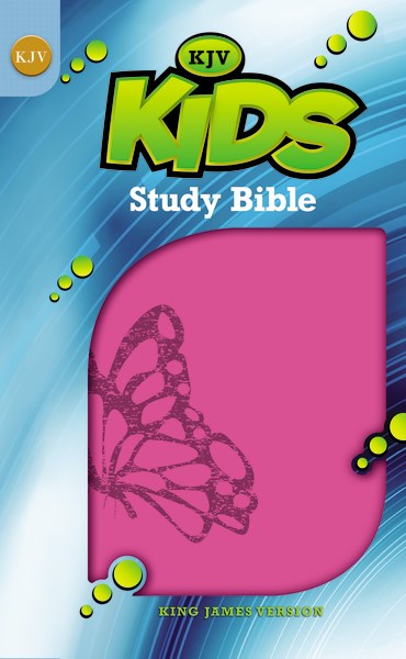 Seed of Abraham Christian Bookstore - (In)Courage - KJV Kids Study Bible-Fluttering Fuchsia Leather-Look