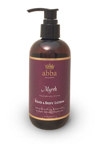 Bath Scents-Myrrh Hand &amp; Body Lotion w/Pump-8 Oz