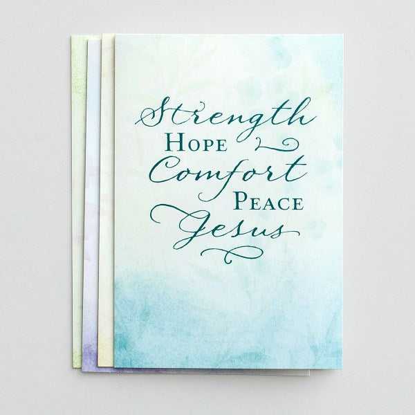 Seed of Abraham Christian Bookstore - (In)Courage - Card-Boxed-Sympathy-Simply Stated (Box Of 12)