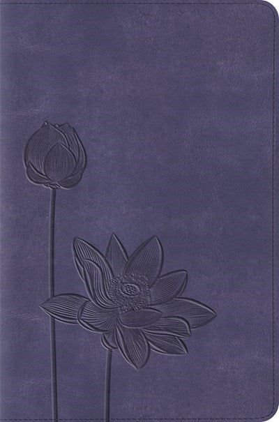 ESV Compact Bible-Lavender Bloom TruTone