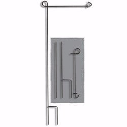 Stake-Garden Flag Stand-3 Piece w/Poly Bag &amp; Header (40&quot;)