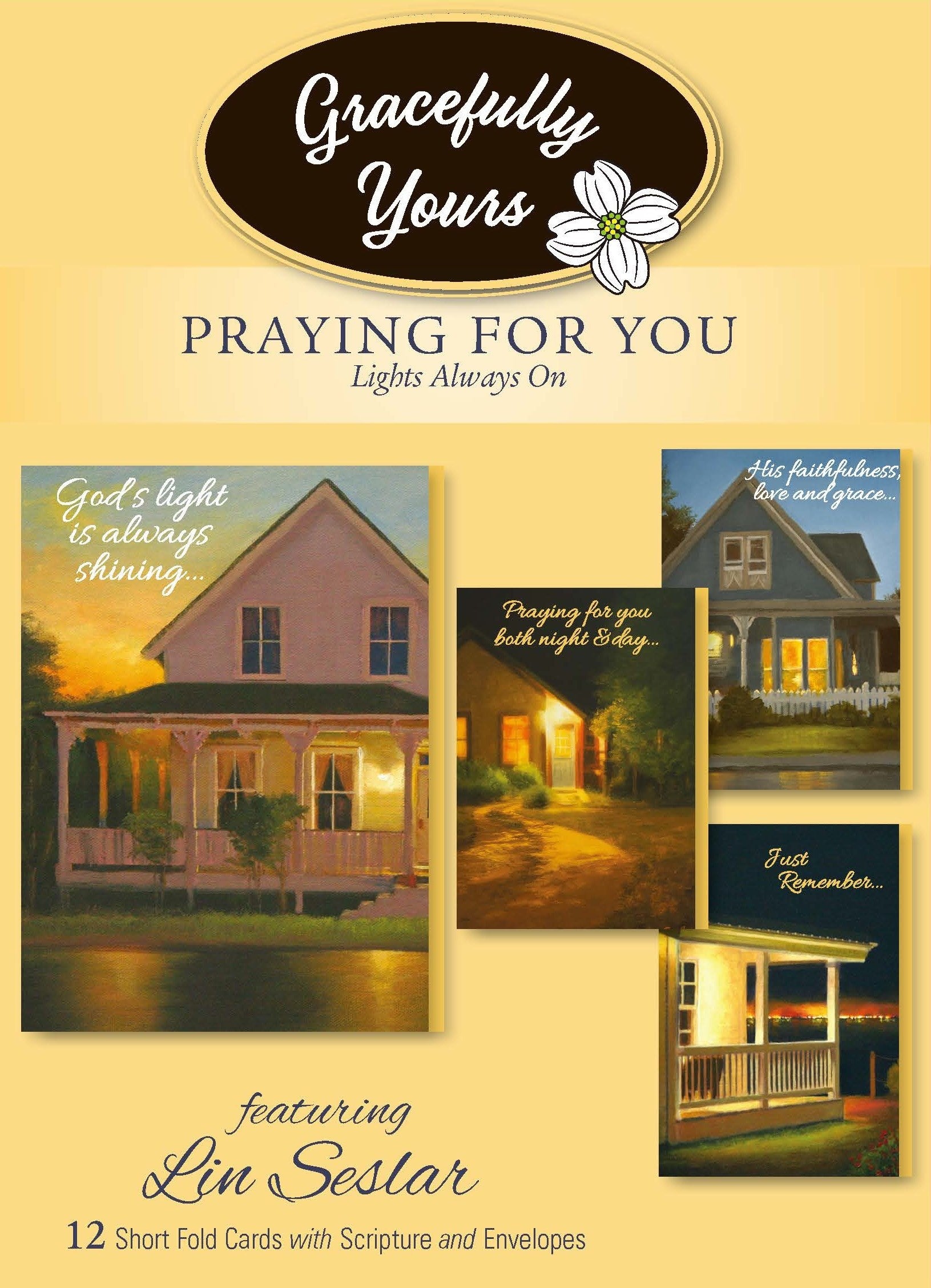 Seed of Abraham Christian Bookstore - (In)Courage - CARD-BOXED-PRAYING FOR YOU-LIGHTS ALWAYS ON 