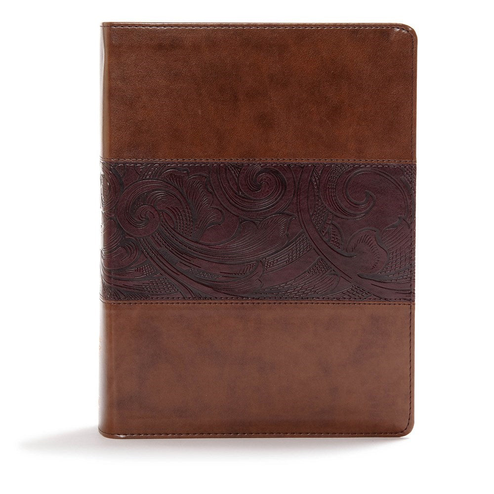 Seed of Abraham Christian Bookstore - (In)Courage - CSB Study Bible-Mahogany LeatherTouch