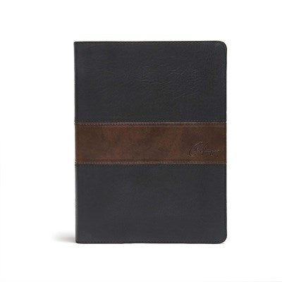 Seed of Abraham Christian Bookstore - (In)Courage - CSB Spurgeon Study Bible-Black/Brown LeatherTouch