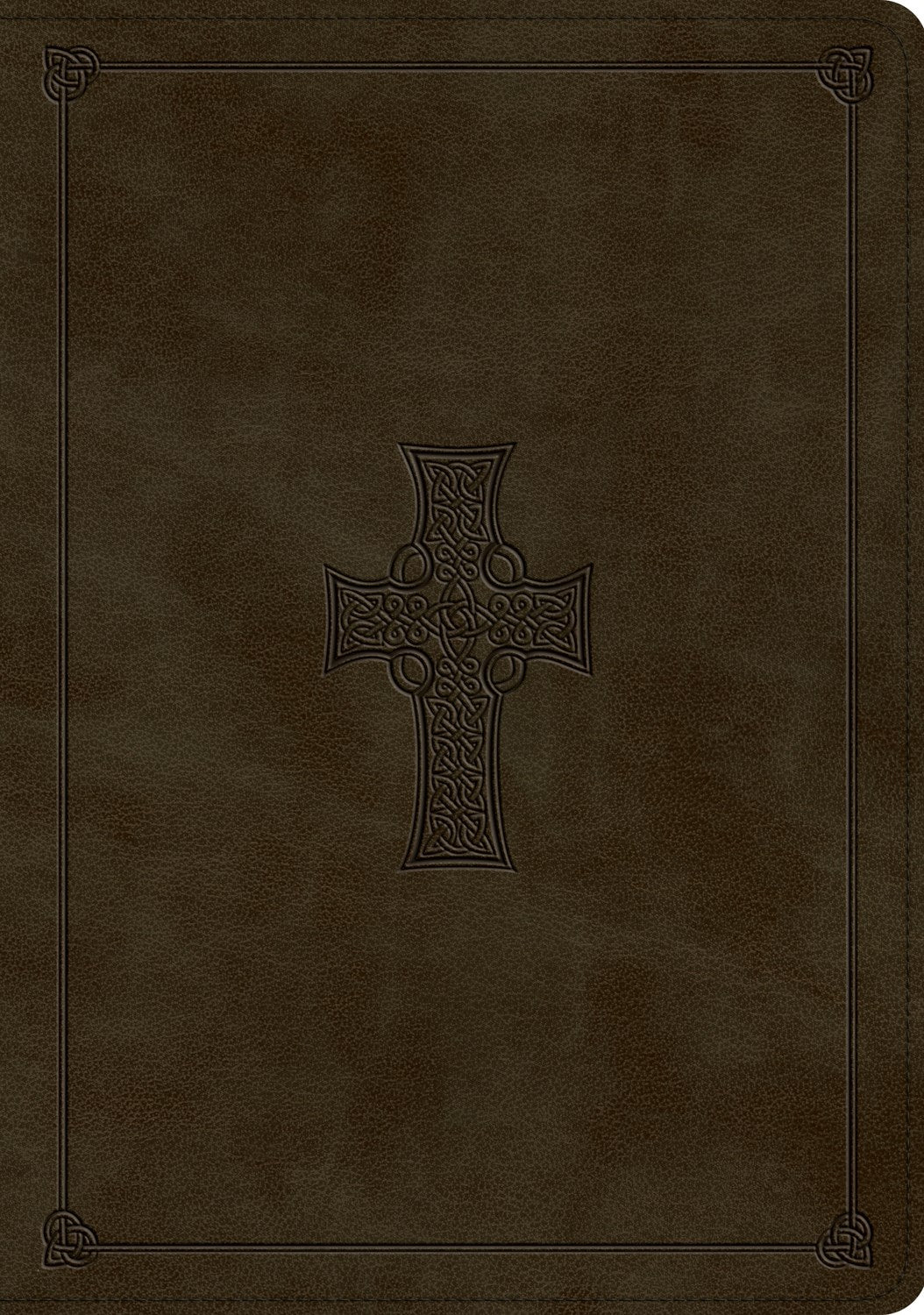 Seed of Abraham Christian Bookstore - (In)Courage - ESV Study Bible-Olive Celtic Cross Design TruTone