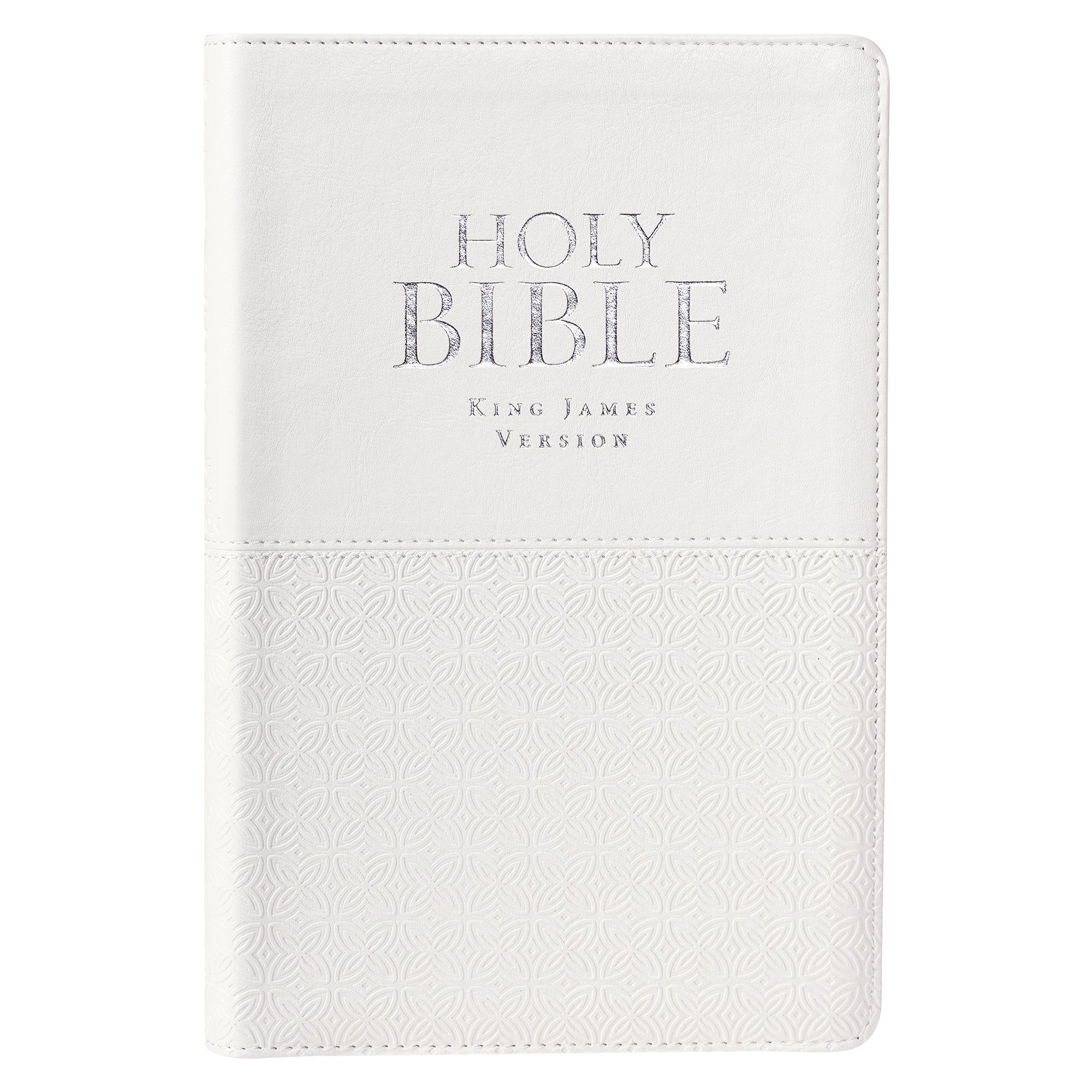 Seed of Abraham Christian Bookstore - (In)Courage - KJV Deluxe Gift Bible-White LuxLeather Indexed