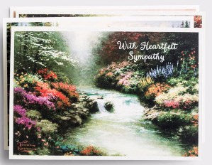 Seed of Abraham Christian Bookstore - (In)Courage - Card-Boxed-Sympathy-Thomas Kinkade (Box Of 12)