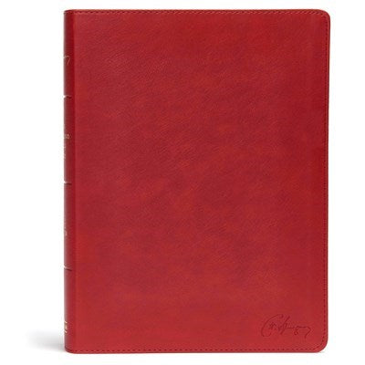 Seed of Abraham Christian Bookstore - (In)Courage - KJV Spurgeon Study Bible-Crimson LeatherTouch