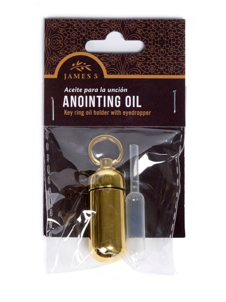 Seed of Abraham Christian Bookstore - Anointing Oil Holder-Brass
