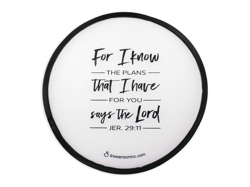 Foldable Hand Fan-Jeremiah 29:11 (Pack Of 6)