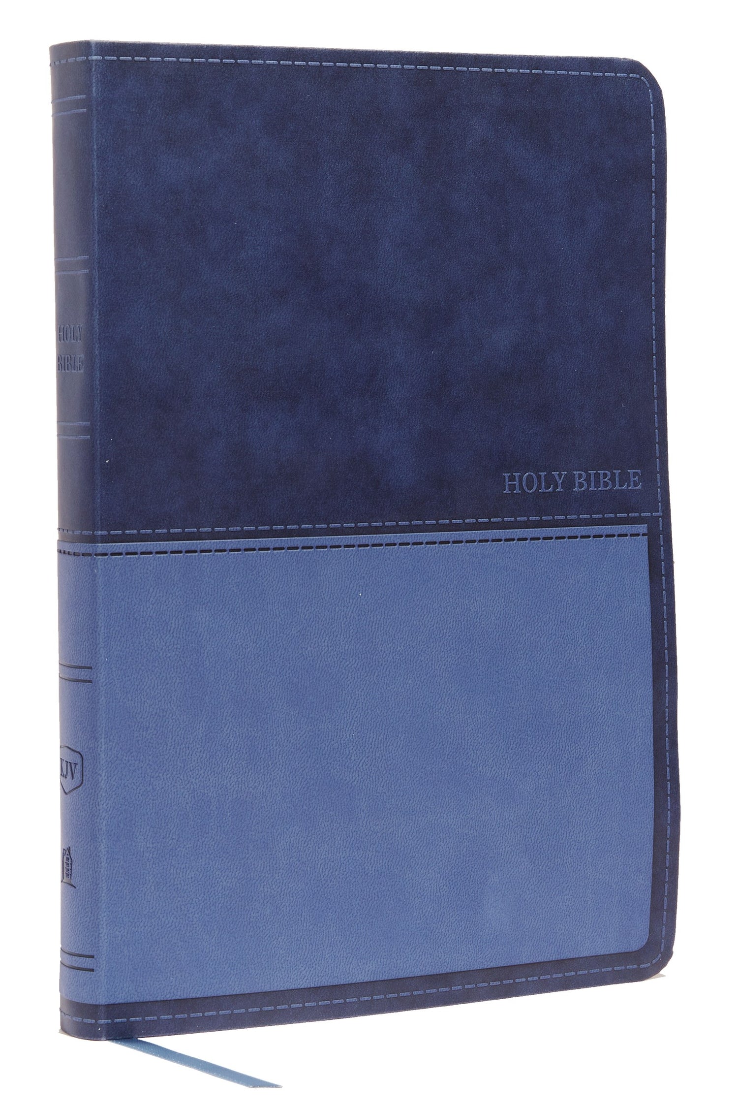 Seed of Abraham Christian Bookstore - (In)Courage - KJV Value Thinline Bible/Large Print (Comfort Print)-Blue Leathersoft