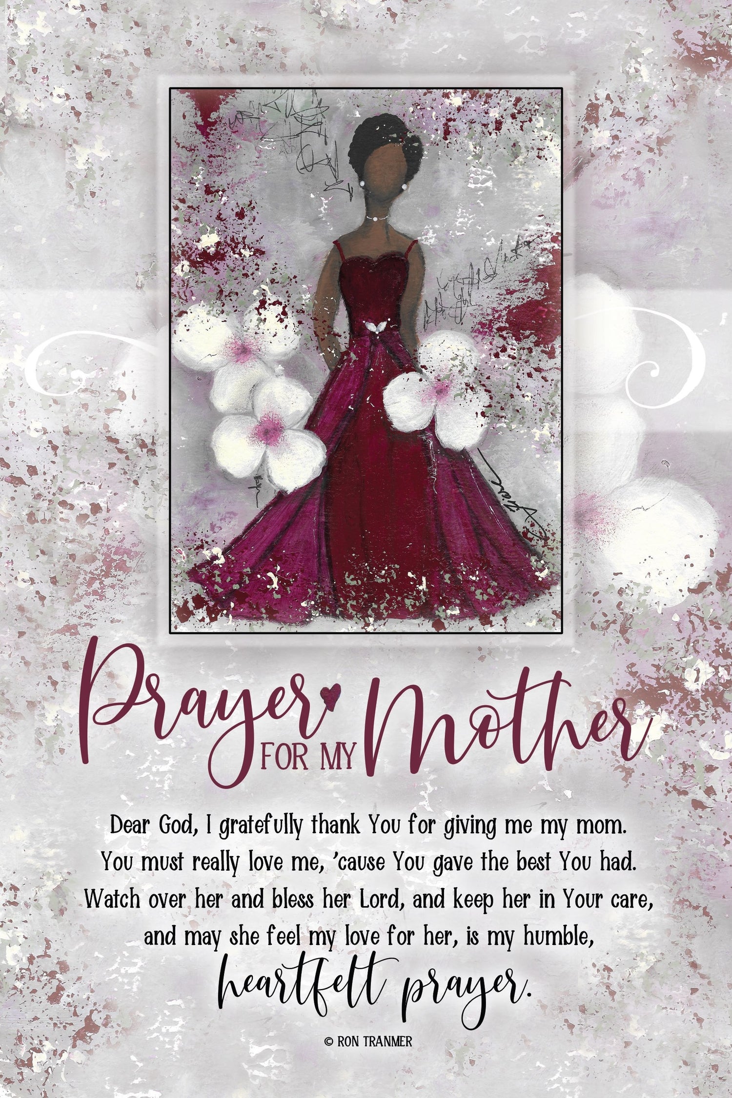 Plaque-Whispers Of The Heart-Prayer For My Mother (6 x 9)