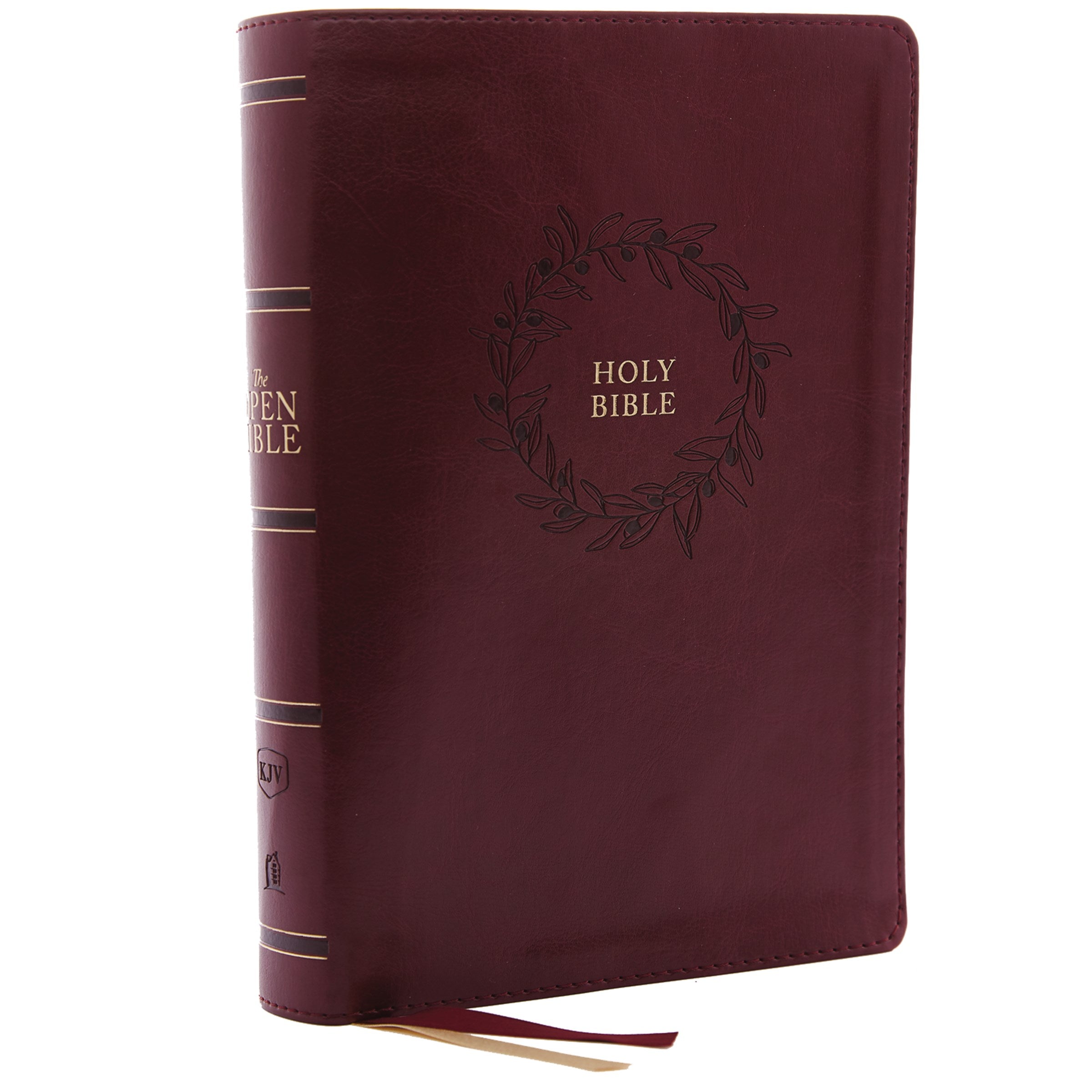 Seed of Abraham Christian Bookstore - (In)Courage - KJV Open Bible (Comfort Print)-Burgundy Leathersoft