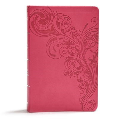 Seed of Abraham Christian Bookstore - (In)Courage - KJV Giant Print Reference Bible-Pink LeatherTouch
