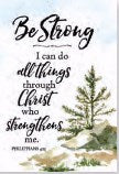 Magnet-Woodland Grace-Be Strong (3&quot; x 4&quot;)