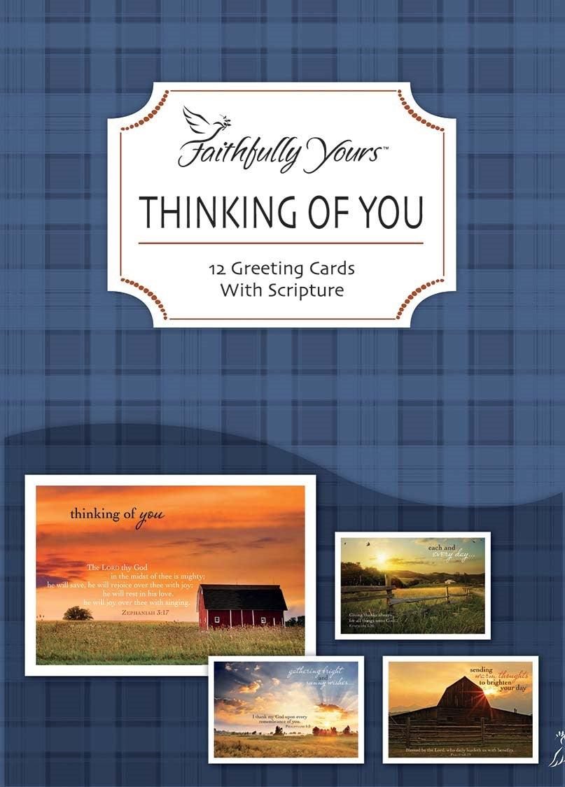 Seed of Abraham Christian Bookstore - (In)Courage - Card-Boxed-Thinking Of You-Heartland Greetings (Box Of 12)