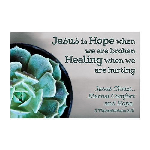 Seed of Abraham Christian Bookstore - (In)Courage - Cards-Pass It On-Jesus Is Hope (3&quot; x 2&quot;) (Pack Of 25)