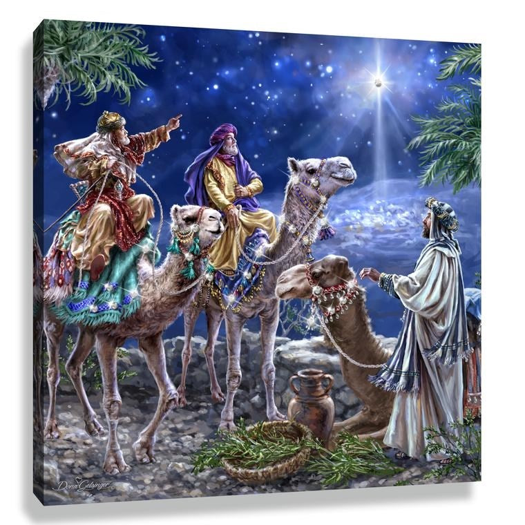 Pizazz Print-The Magi w/Swarovski Crystals (10&quot; x 10&quot;)