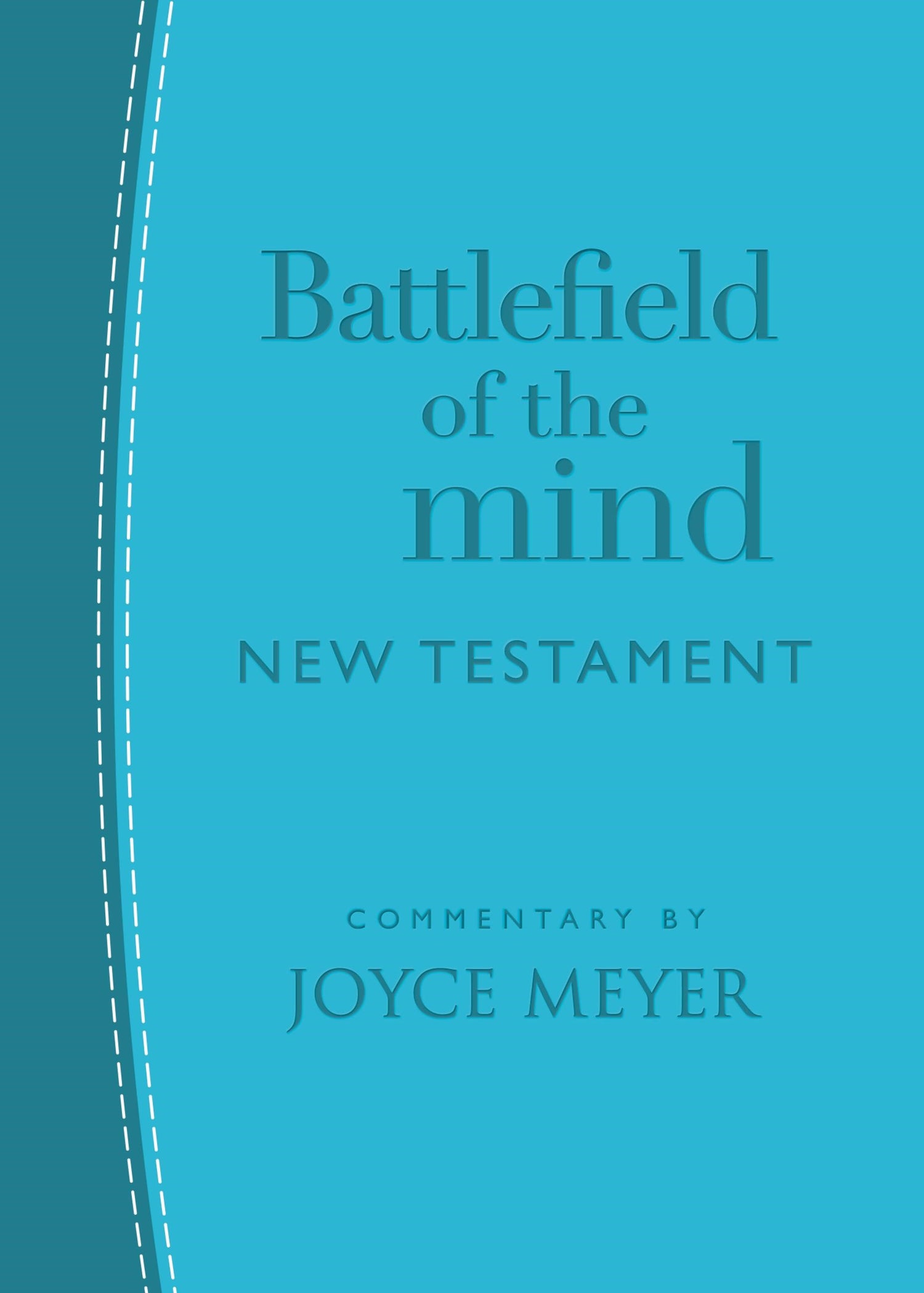 Seed of Abraham Christian Bookstore - Amplified Battlefield Of The Mind New Testament-Arcadia Blue Imitation Leather