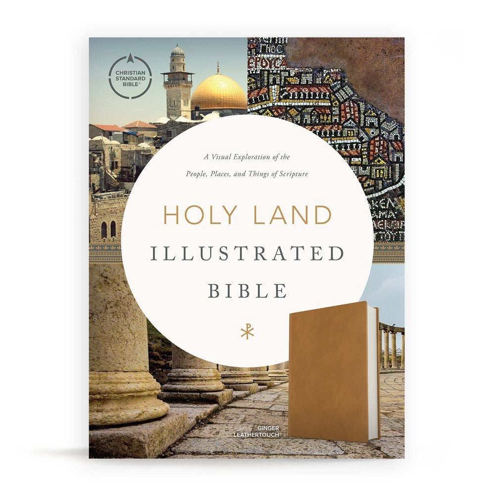 Seed of Abraham Christian Bookstore - (In)Courage - CSB Holy Land Illustrated Bible-Ginger LeatherTouch
