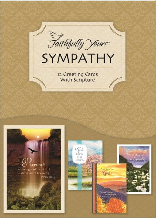 Seed of Abraham Christian Bookstore - (In)Courage - Card-Boxed-Sympathy-Tranquility (Box Of 12)