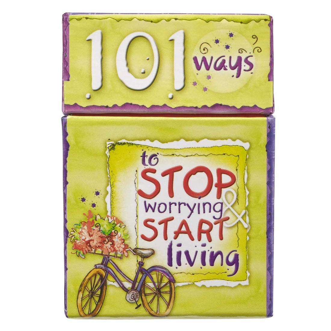 Seed of Abraham Christian Bookstore - (In)Courage - Box Of Blessings-101 Ways To Stop Worrying &amp; Start Living