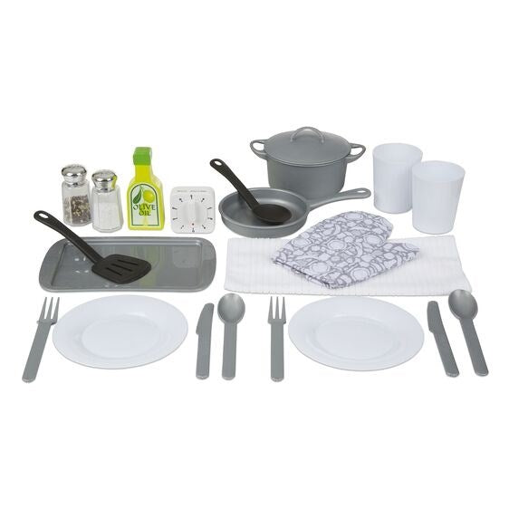 Pretend Play-Kitchen Accessory Set (22 Pieces) (Ages 3+)