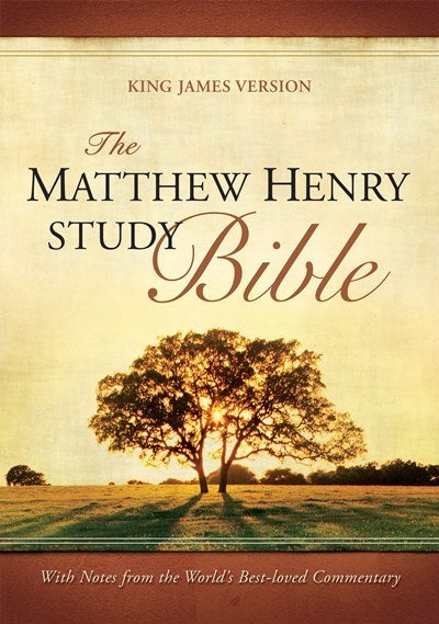 Seed of Abraham Christian Bookstore - (In)Courage - KJV Matthew Henry Study Bible-Black Bonded Leather
