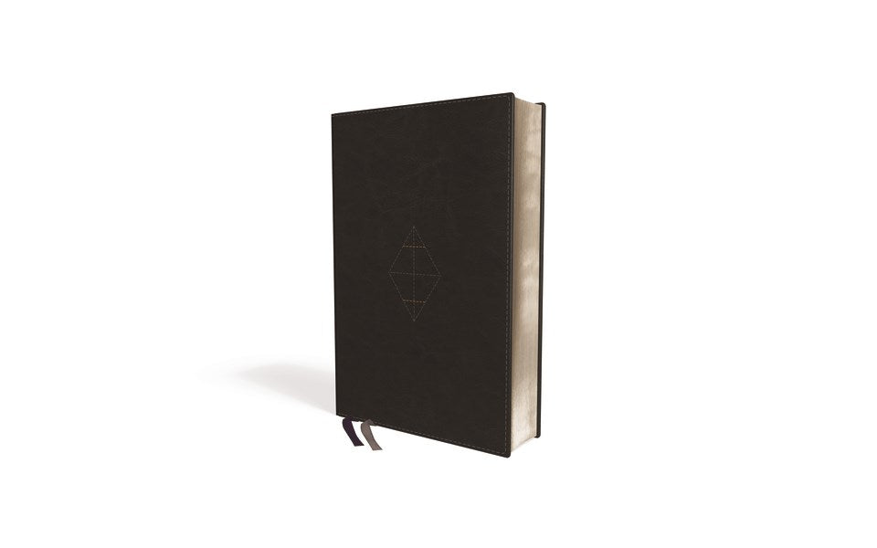 NASB Thinline Bible (Comfort Print)-Black Leathersoft