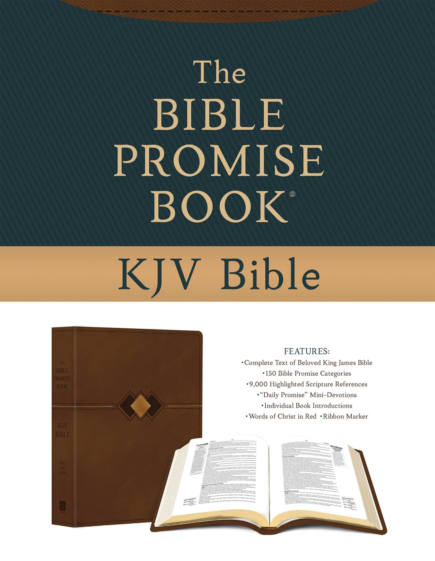 Seed of Abraham Christian Bookstore - (In)Courage - KJV The Bible Promise Book Bible-Hickory Diamond DiCarta Imitation Leather