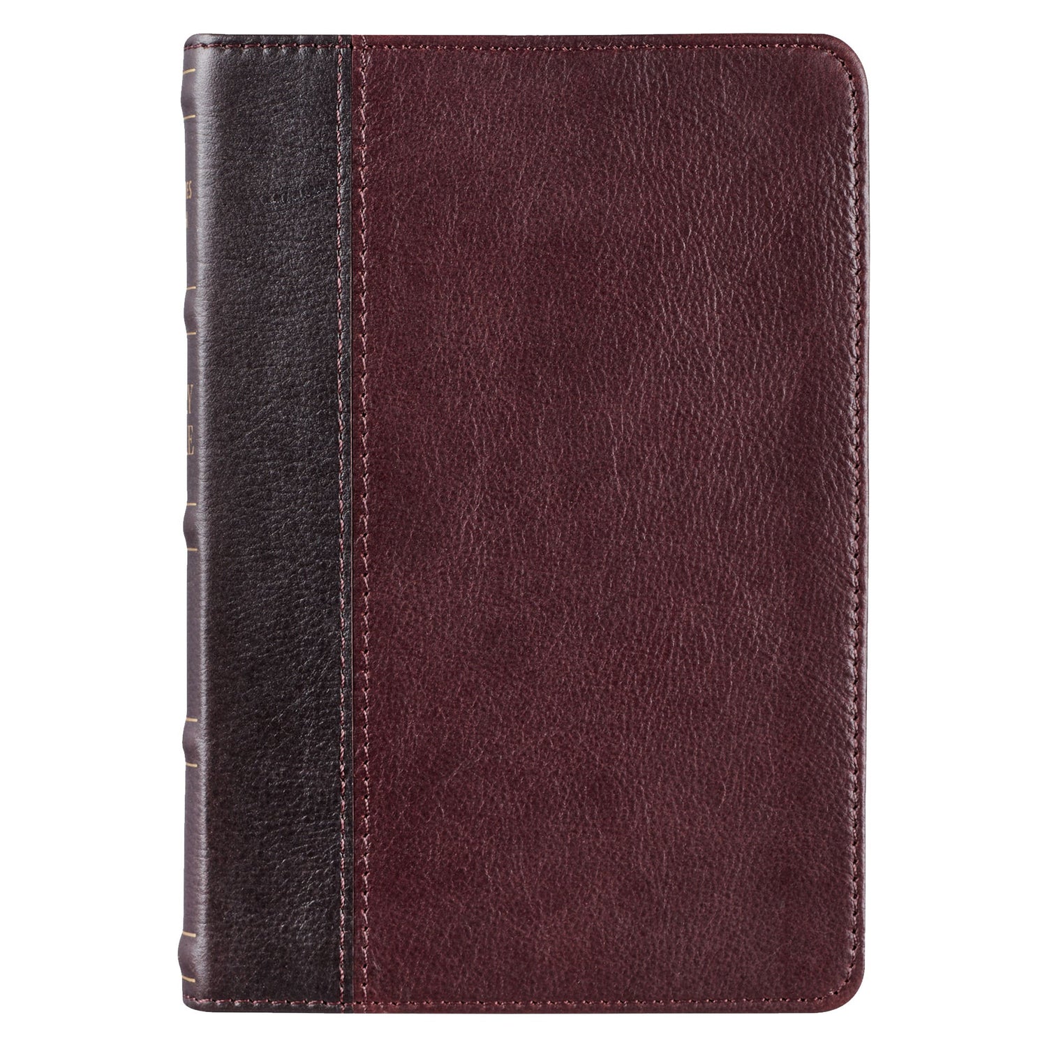 Seed of Abraham Christian Bookstore - (In)Courage - KJV Compact Bible-Merlot/Burgundy Genuine Leather