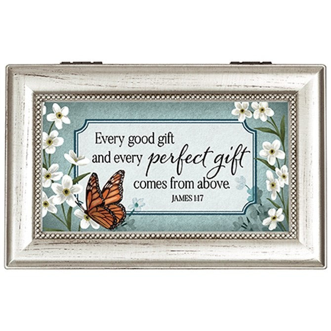 Music Box-Perfect Gift/Amazing Grace (6 x 4 x 2.5)