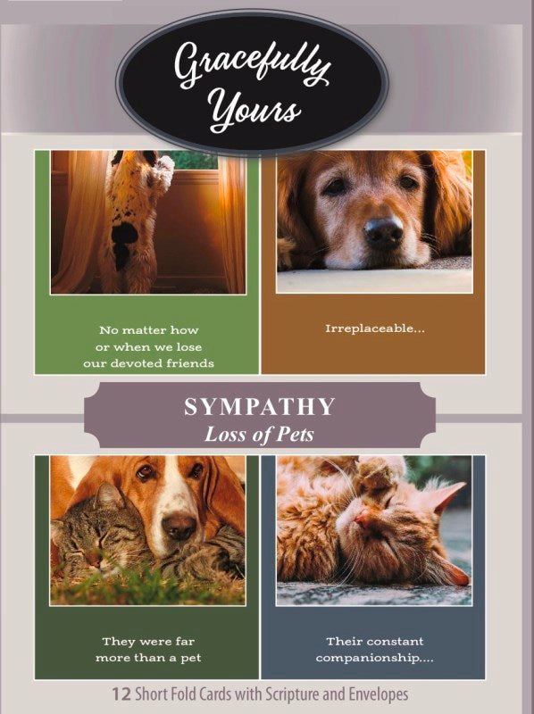 Seed of Abraham Christian Bookstore - (In)Courage - CARD-SYMPATHY (LOSS OF PET) DESIGNED BY LOUISIANA ARTIST ALLISON MATHERNE 