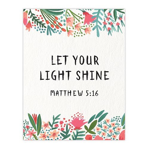Magnet-Let Your Light Shine (2.625&quot; x 3.375&quot;) (Pack Of 6)