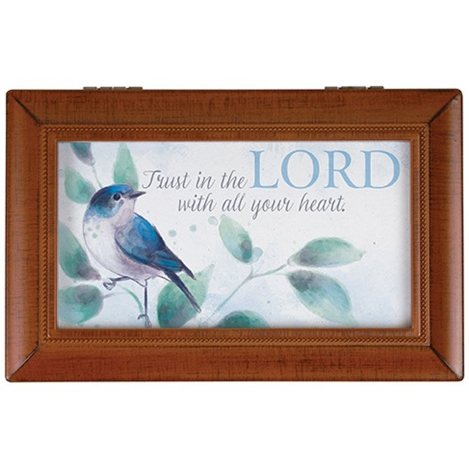 Music Box-Trust The Lord/How Great Thou Art (6&quot; X 4&quot; X 2.5&quot;)
