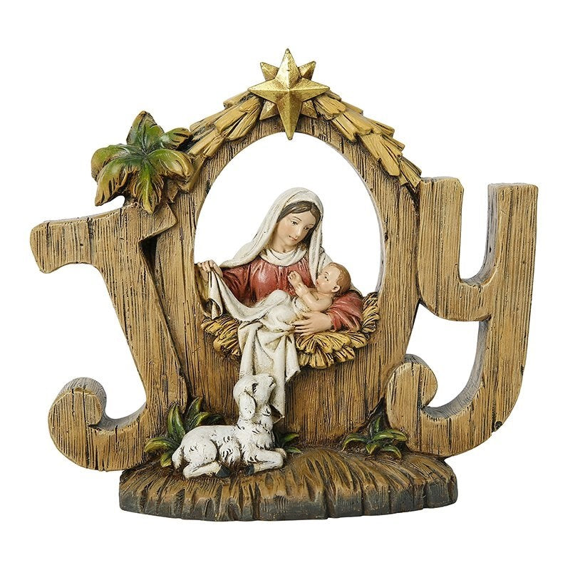 Nativity Figurine-Joy (6.25&quot; x 6&quot;)
