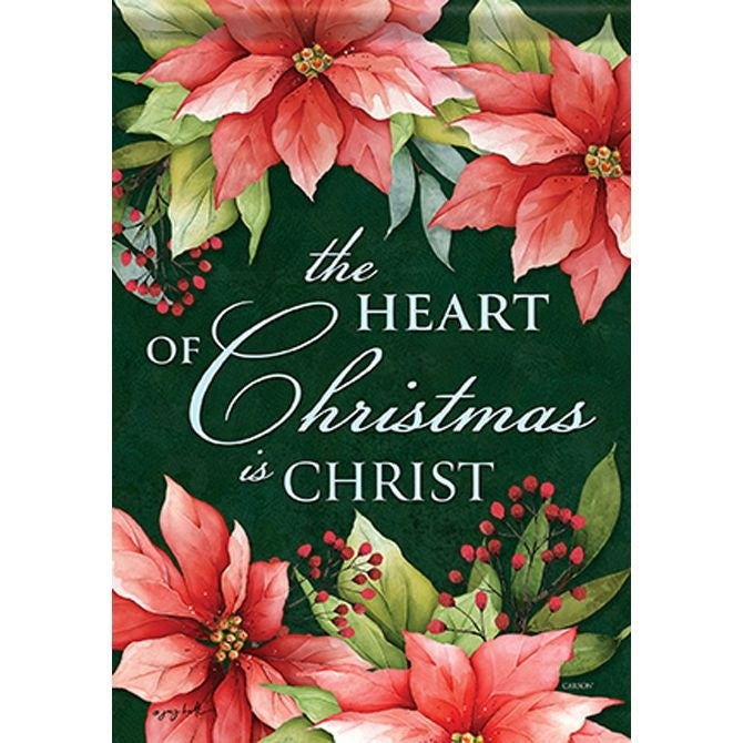 Flag-Garden-Durasoft-Heart Of Christmas (28&quot; x 40&quot;)