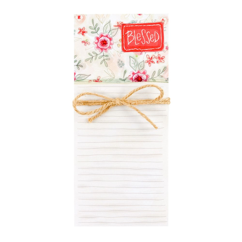 Magnetic List Pad-Blessed (50 Sheets 4 x 9)