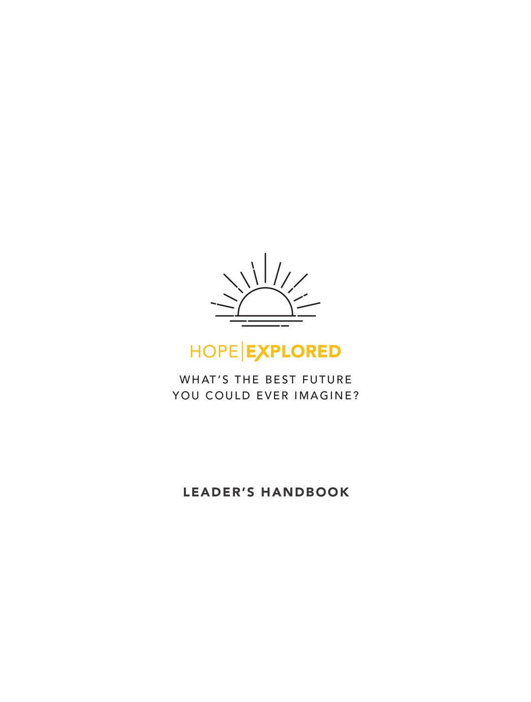 Hope Explored Leader&